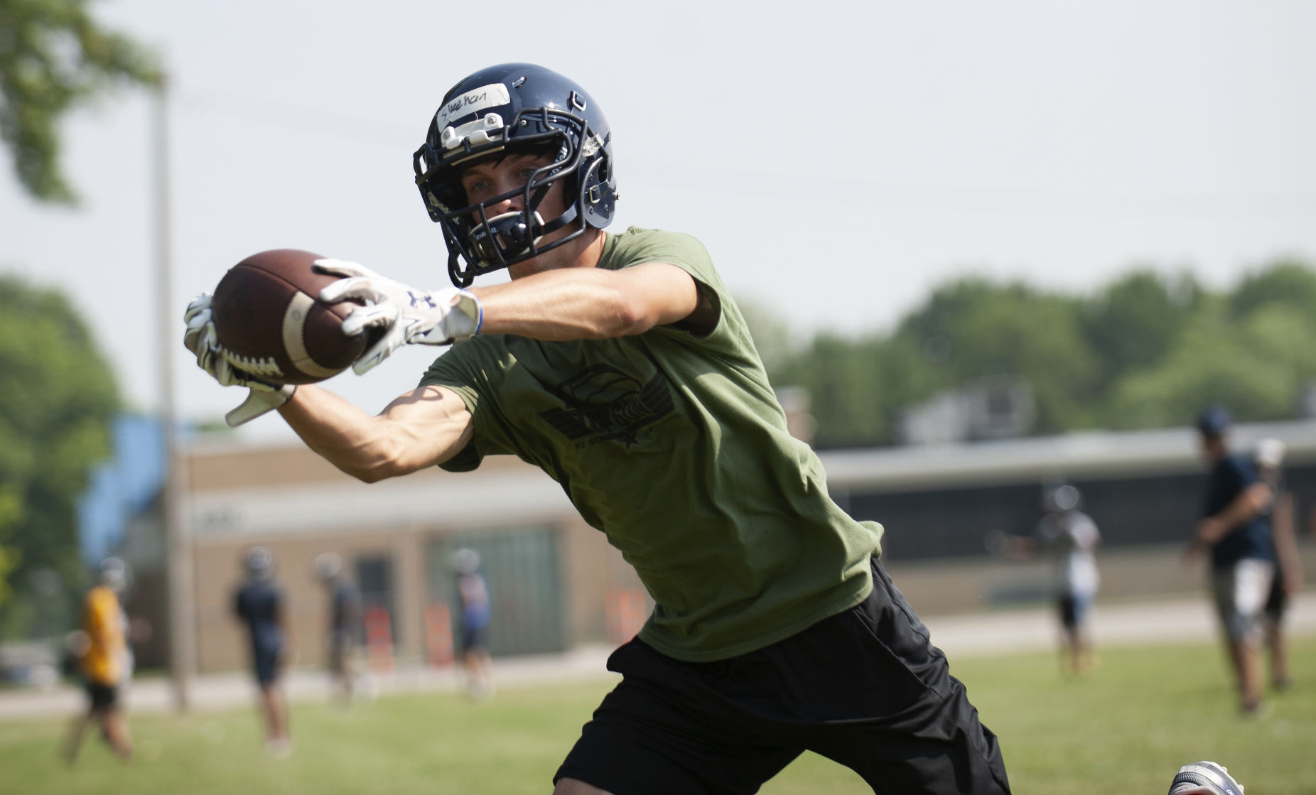 O'Fallon High School football practice